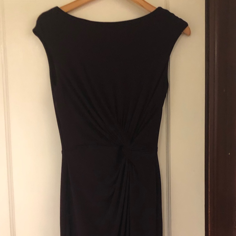 Sz small glam deep purple Calvin Klein knit dress - Picture 2 of 4